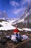 Pausa di riposo in localit Massod in vista della neve.