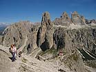 Salendo verso la Forcella del Nevaio