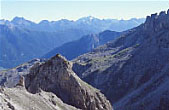 Panorama dal Passo delle Cigolade m. 2561