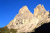 Le Cinque Dita dai pressi del Passo Sella