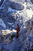 Alfio sul sentiero della Cima del Pisciad