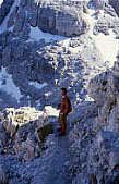 Alfio sul sentiero della Cima del Pisciad