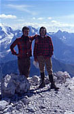 Alfio e Luciano in cima al Piz Bo m. 3151.