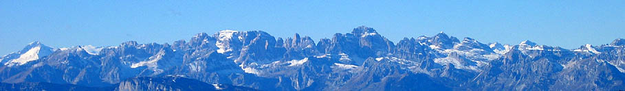 Le Dolomiti di Brenta dal Passo Pal