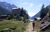 Panorama nei pressi del Rifugio Prarayer, 2005 mt.