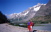 Lago di Combal in Val Veny, Vallone de la Lex Blanche.