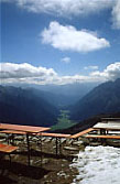 Panorama sulla Val di Vizze, dal Rifugio Europa.