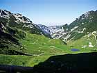 La Malga Campobrun dal Rifugio Scalorbi