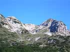 Il Rifugio Fraccaroli dal Rifugio Scalorbi