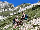 Gigio e Silvano verso il Rifugio Fraccaroli