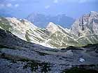 Il sentiero dal Rifugio Fraccaroli