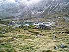 Il Rifugio Gnutti dall'alto