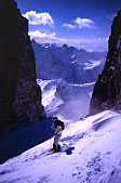 Partenza dalla Forcella Pordoi.