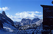 Passo Principe spruzzato dalla neve.
