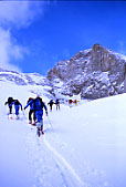 Verso la Forcella Marmolada.