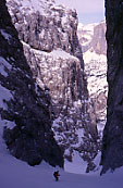 Lele, canalone della Val Setus.