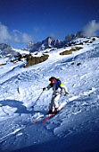 Susy, discesa dal Monte Sief.