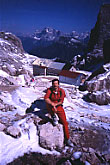 Autoscatto al Passo del Mulaz.