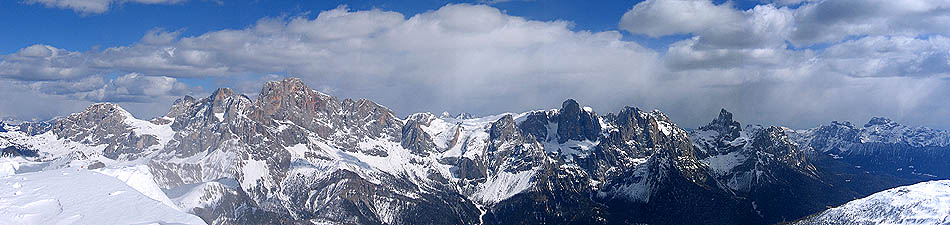 Panorama verso il Gruppo delle Pale di San Martino