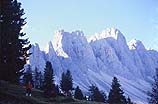 Le Odle dal versante di Funes