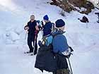 Prima sosta appena fuori dal bosco